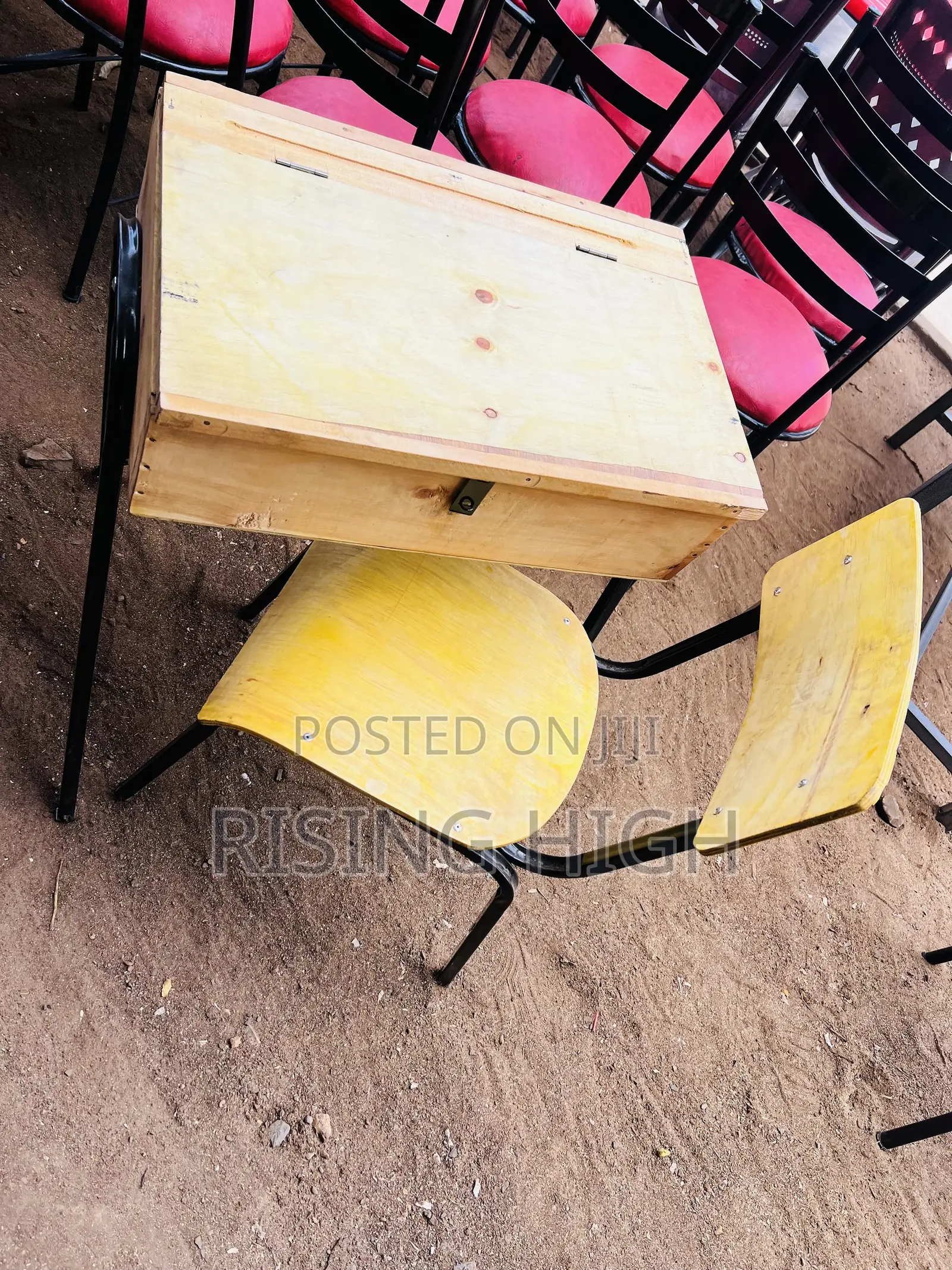 Students Lockers and Chairs