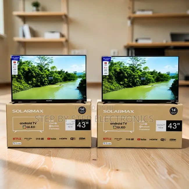 Closeout Sale Solarmax 43 Inch Smart Android Digital QLED TVs
