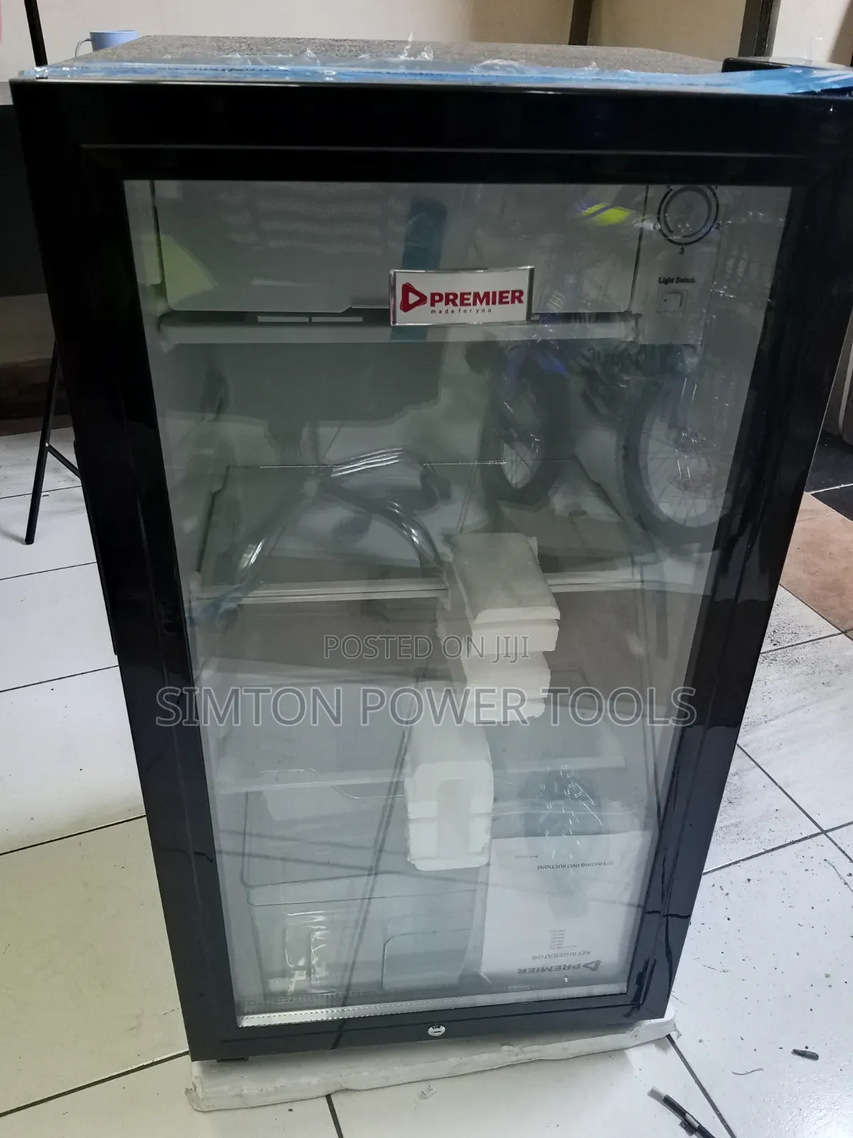 Premier Glass Door Showcase Chiller Refrigerator,
