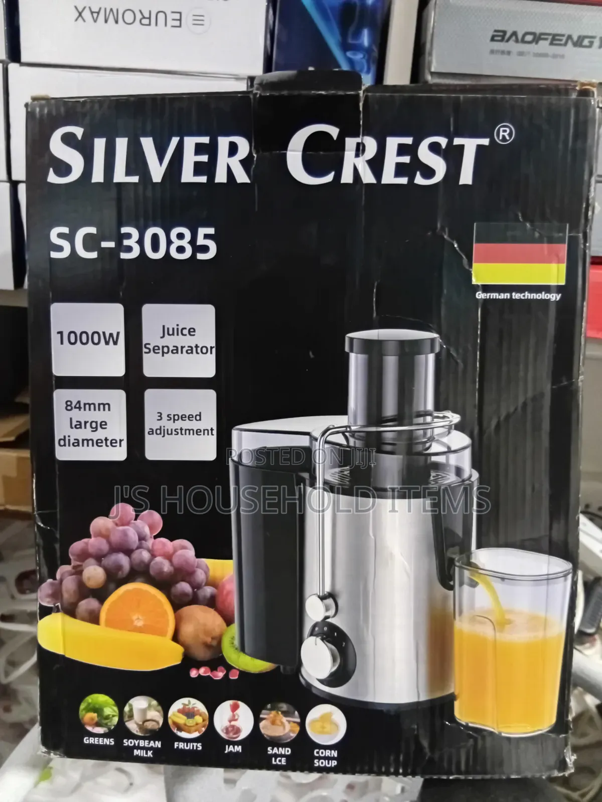 Silver Crest Juice Separator 1000W SC-3085