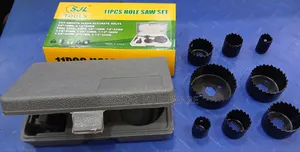 11-Piece Carbon Steel Hole Saw Set