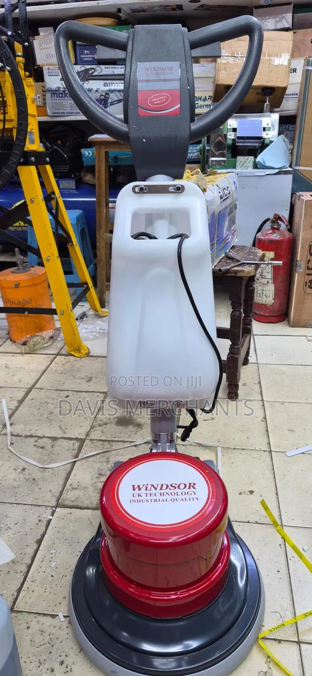 Windsor UK Floor Scrubber Has Hard and Soft Brushes