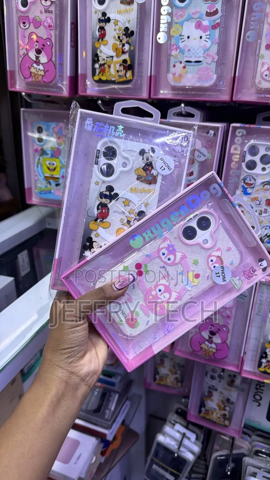 Hello Kitty Phone Case With a Stand Feature for an iPhone 17 Model