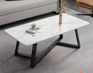 Modern Imported Executive Marble Top Coffee Table