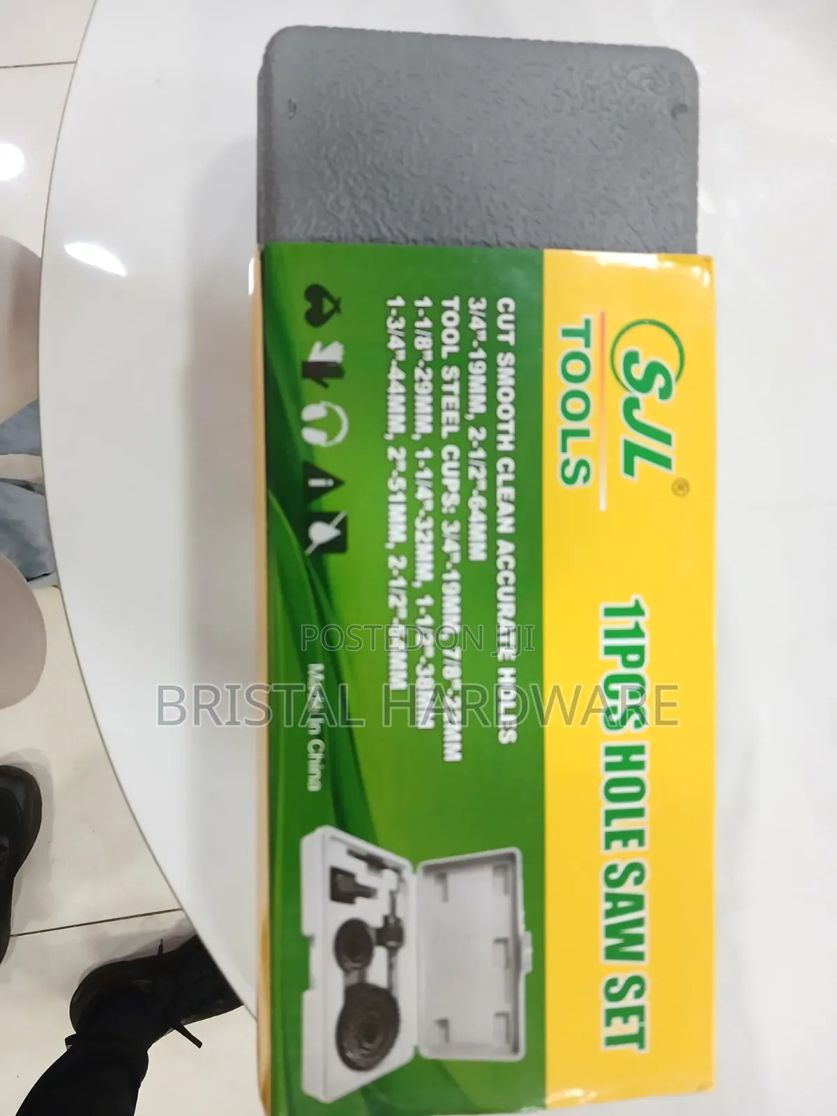 11-Piece Carbon Steel Hole Saw Set