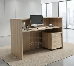1.2m Office Reception Counter Desk : Premium Reception Desk