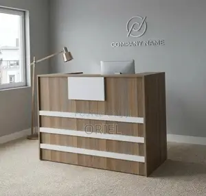 1.2m Office Reception Counter Desk : Premium Reception Desk