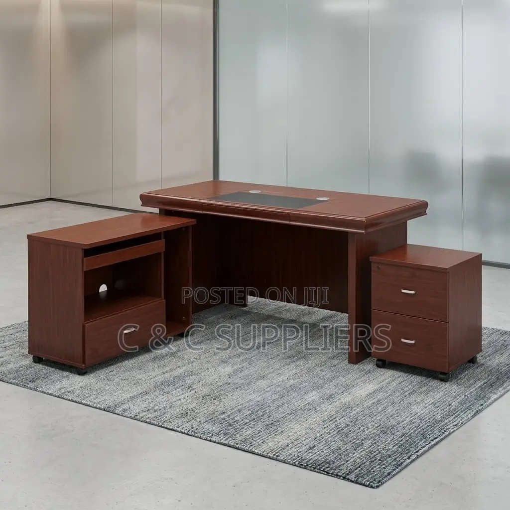 140cm Executive Desk With Side Extension.