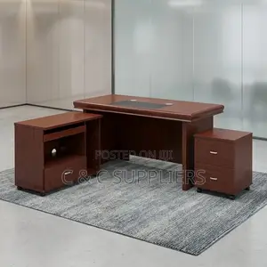 140cm Executive Desk With Side Extension.