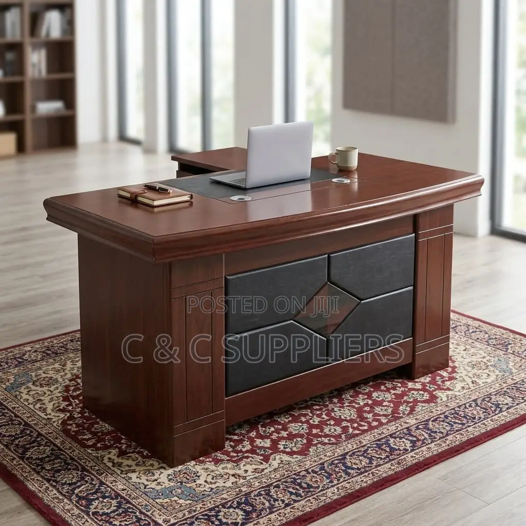 140cm Executive Desk With Side Extension.
