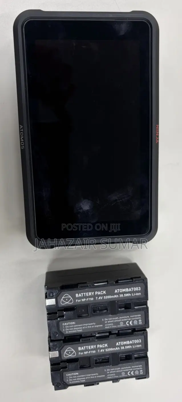 Atomos Ninja V5"4K Monitor-Recorder + 2 Batteries
