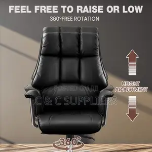 Leather High Back Executive Swivel Chair.