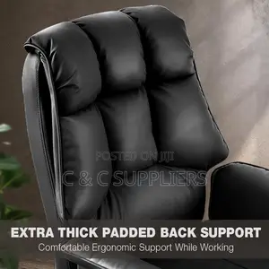 Leather High Back Executive Swivel Chair.