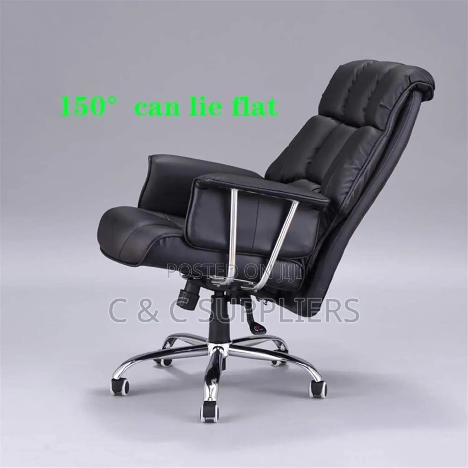 Leather High Back Executive Swivel Chair.
