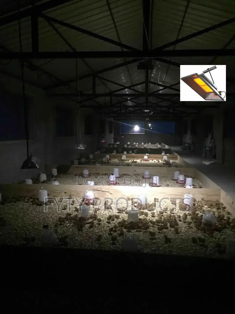 Flameless Infrared Radiant Gas Poultry Brooder
