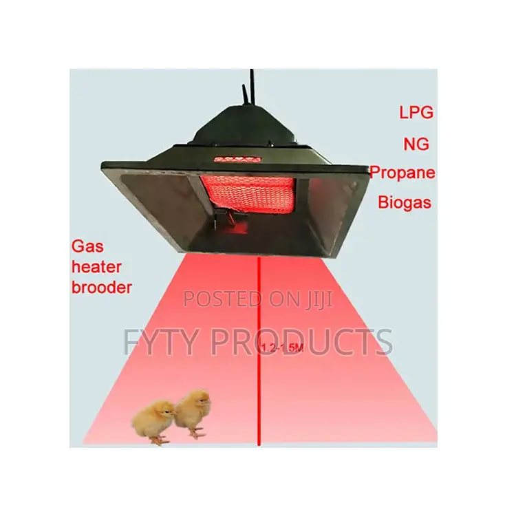 Flameless Infrared Radiant Gas Poultry Brooder