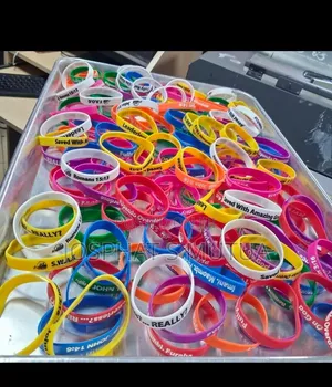 Wristbands Both Plain and Branded.