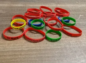 Wristbands Both Plain and Branded.
