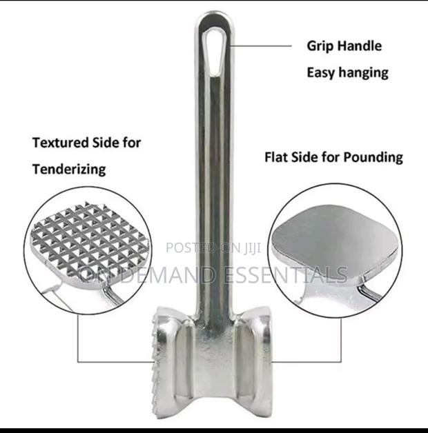 Heavy Duty Meat Tenderizer Hammer Tool Dual Sided Meat Mallet
