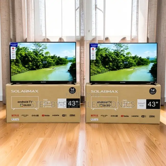 Price Slash Solarmax 43 Inch Smart Android Digital QLED TVs