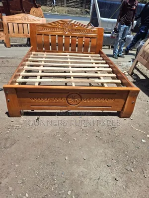 Mahogany Wooden Beds 5×6 Feets