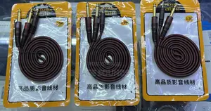 1.5M Aux 3.5mm TRS to Dual 1/4" Mono TS Breakout Cable