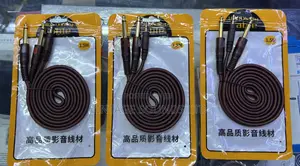 1.5M Aux 3.5mm TRS to Dual 1/4" Mono TS Breakout Cable