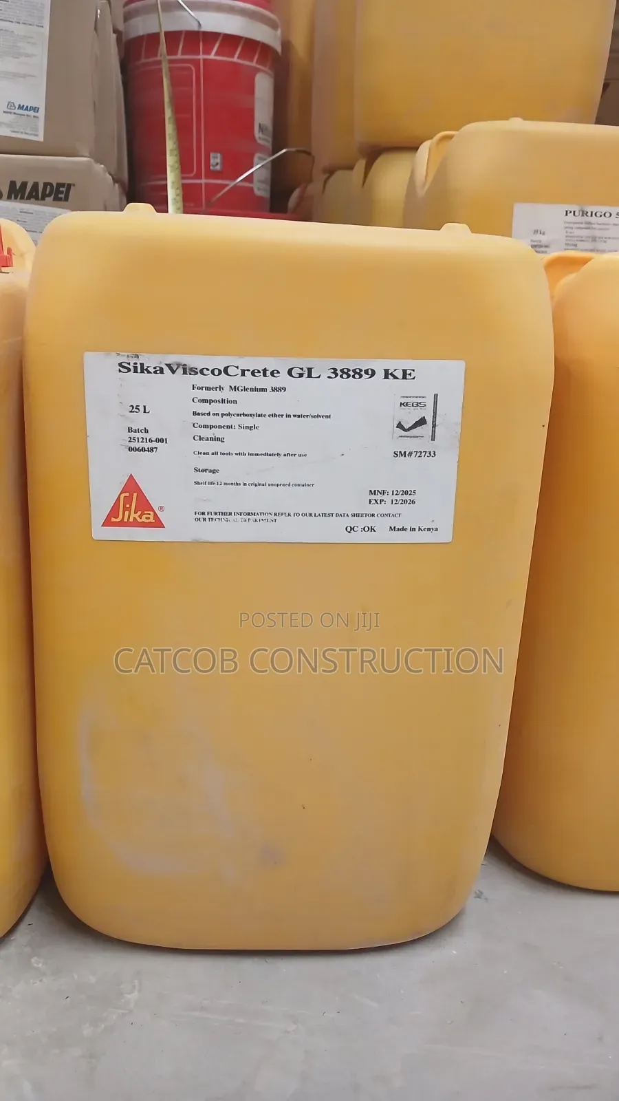 Sika Viscocrete 25LITRES