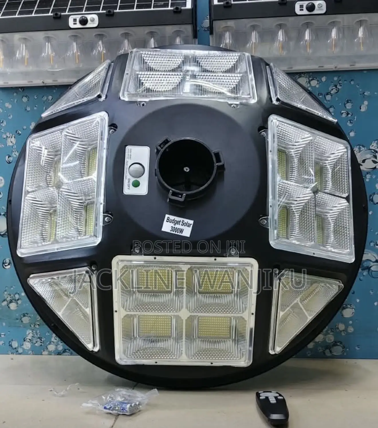 *3000Watts Budget Solar UFO 360 Solar Streetlight/ Flood Light