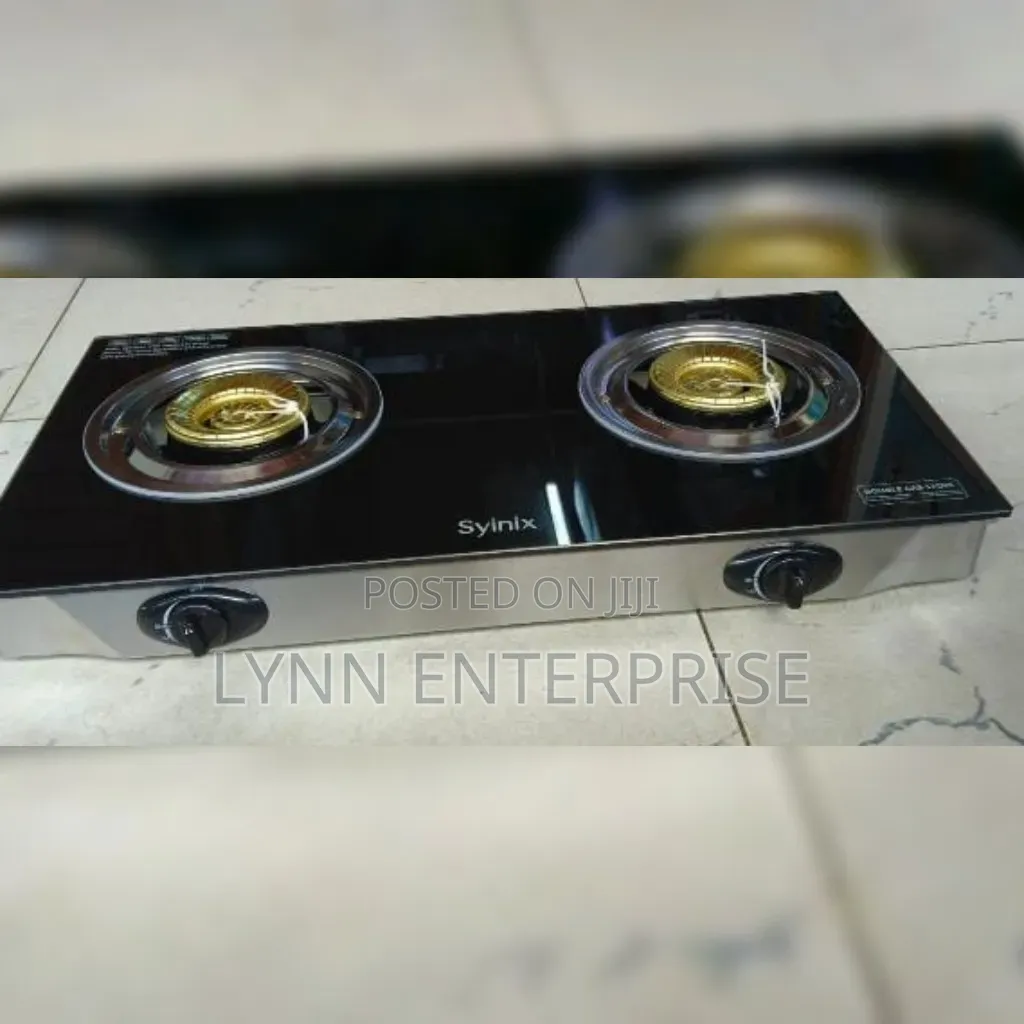 Syinix Table Top Double Burner 120mm Die-Cast Double Burner