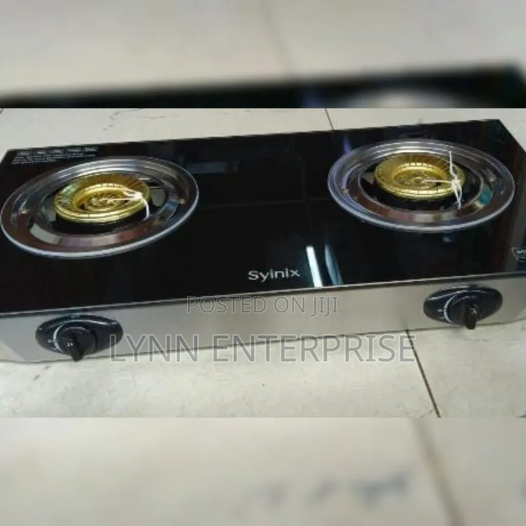 Syinix Table Top Double Burner 120mm Die-Cast Double Burner