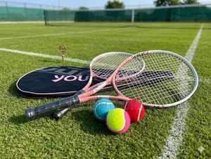 Ladies Professional Lawn Tennis Racket Set