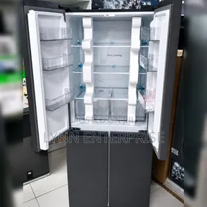 Syinix 421 Litres  GLASS FOUR DOOR Refrigerator.
<>morern Style