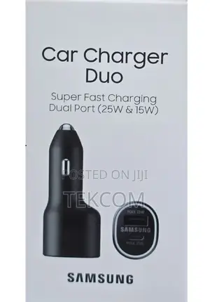Original Samsung Car Charger Duo