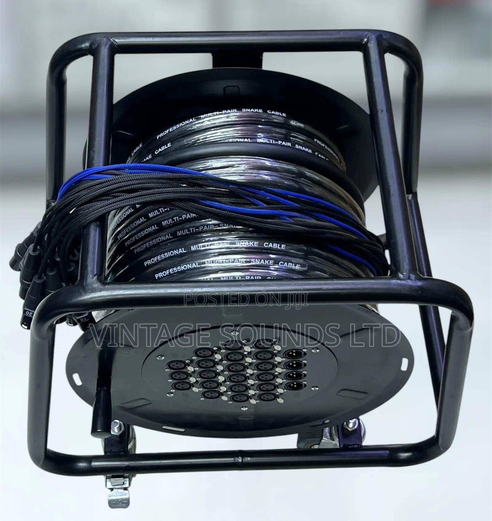 24-Channel 30m Mic Audio Snake Cable | 19" Rackmount Box