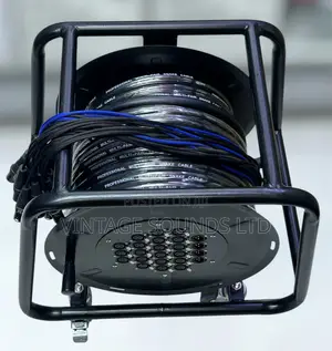24-Channel 30m Mic Audio Snake Cable | 19" Rackmount Box