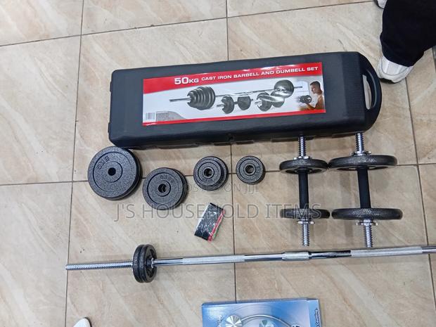50kg Chrome Dumbbell Set