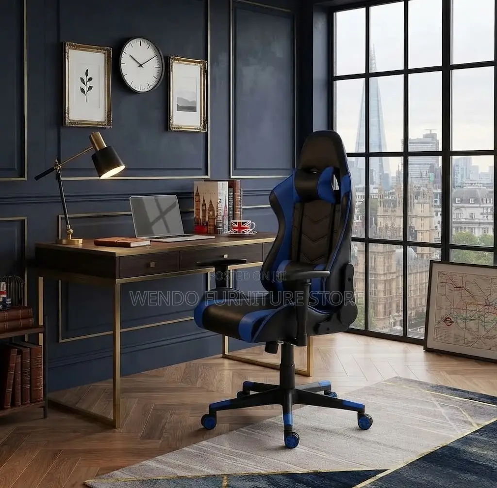 Office Chairs; High Backrest Leather Ergonomic Star Game Chair