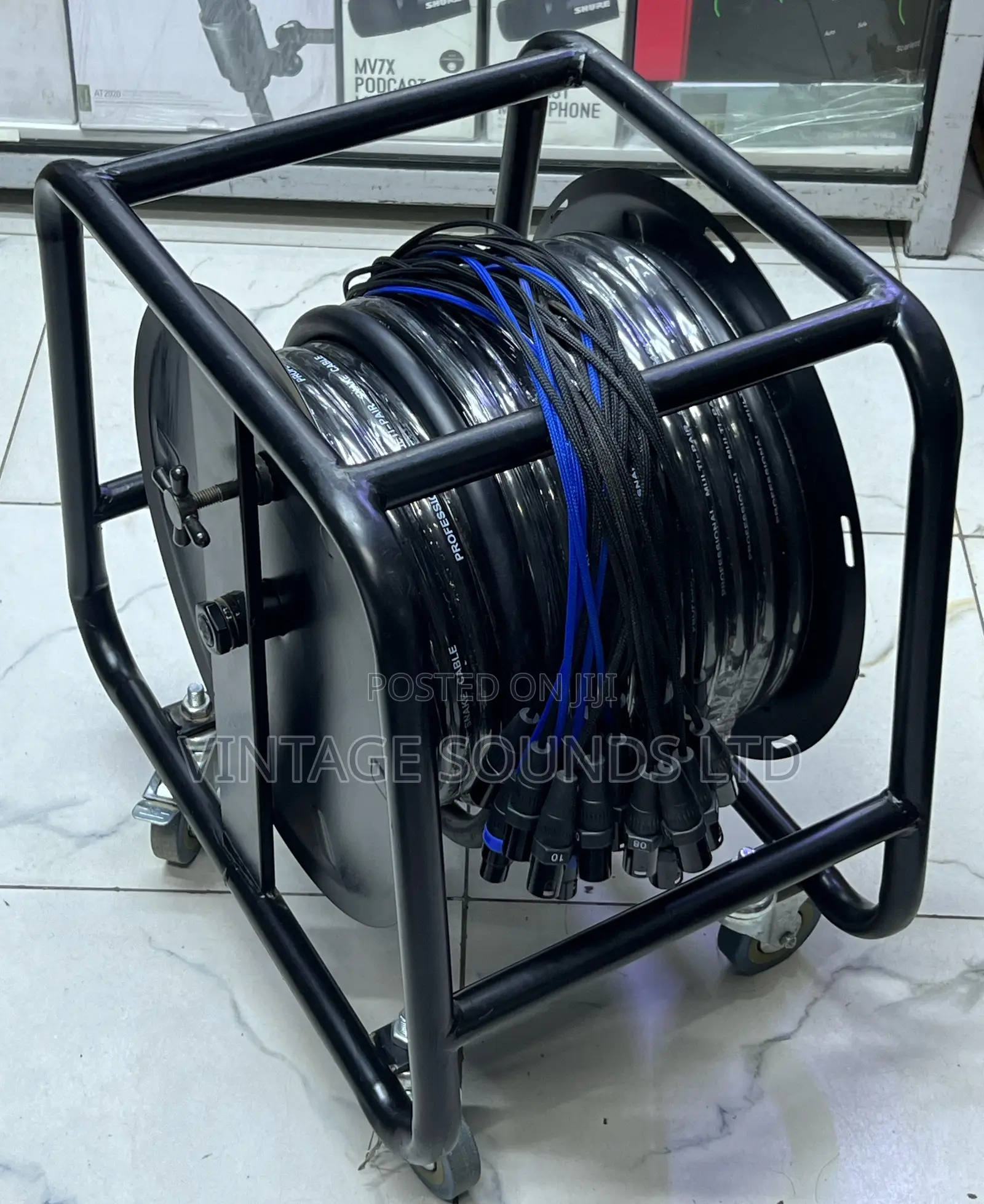 24-Channel XLR Multicore Sound Stage Snake Cable | 30-Meter Heavy Duty