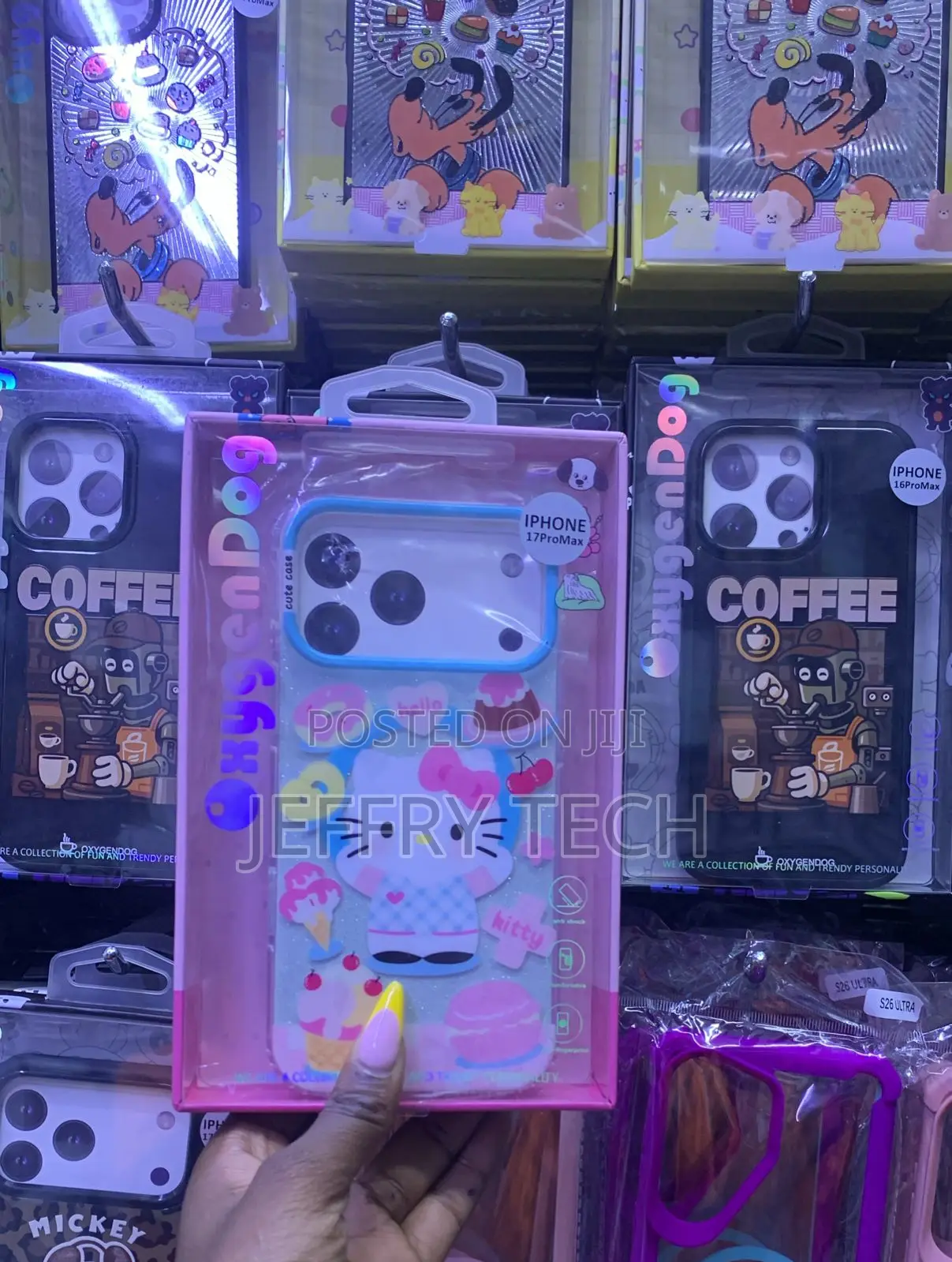 OxygenDog Hello Kitty Cute Case for the iPhone 17 Pro Max.