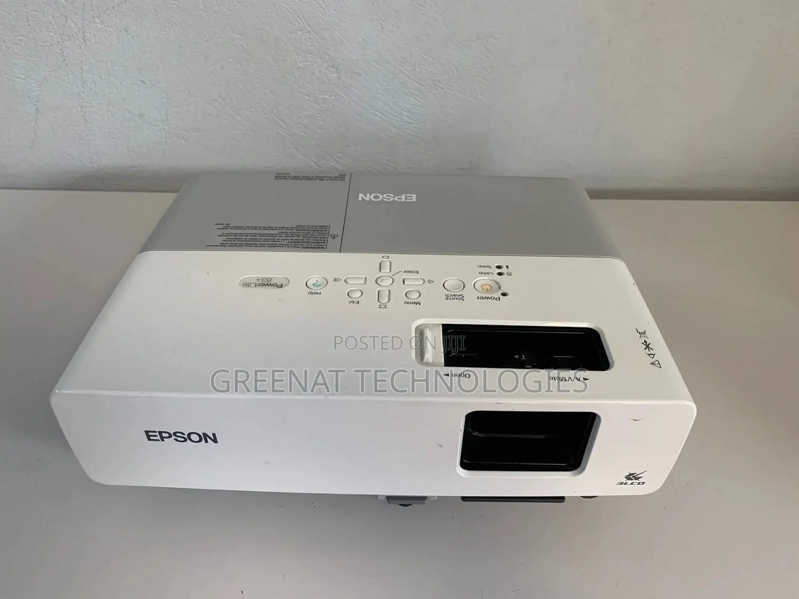Epson PowerLite 83+ EMP-83H 2500 Lumens 3LCD Projector