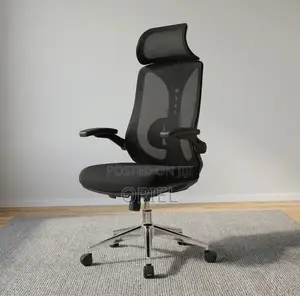 Office Chair : Ergonomic Swivel Chair With Flip Up Armrests