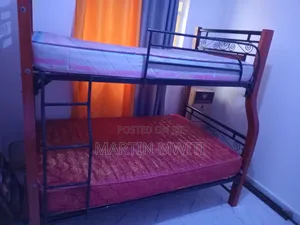 Double Decker Bed and Two Mattresses