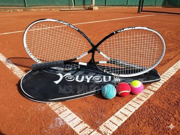 2 Rackets + 🎾3 Balls & a Bag Lawn Tennis Set  ( Professional)