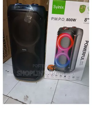 Syinix Boom Base 800 Watts 8 Inches