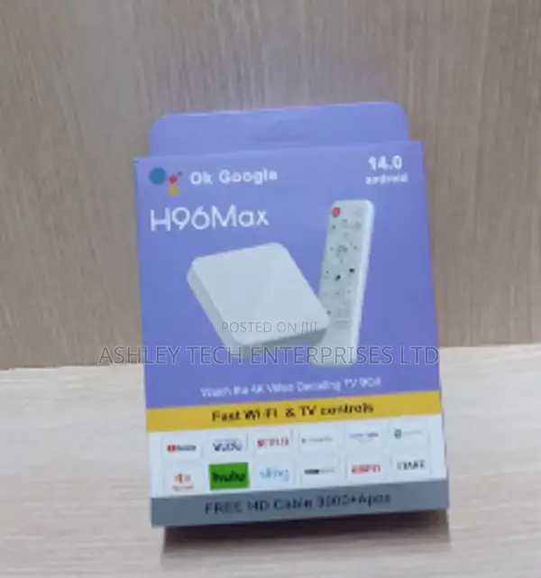 H96 Max 4K Smart Android TV Box 2GB + 16GB
