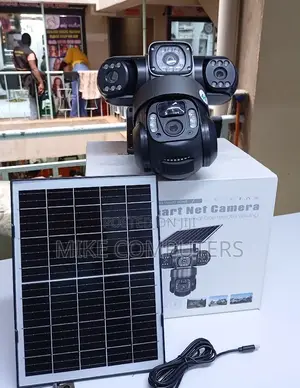 New Model Three Screens Camera Solar Powered