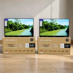Outlet Sale Solarmax 43 Inch Smart Android Digital QLED TVs