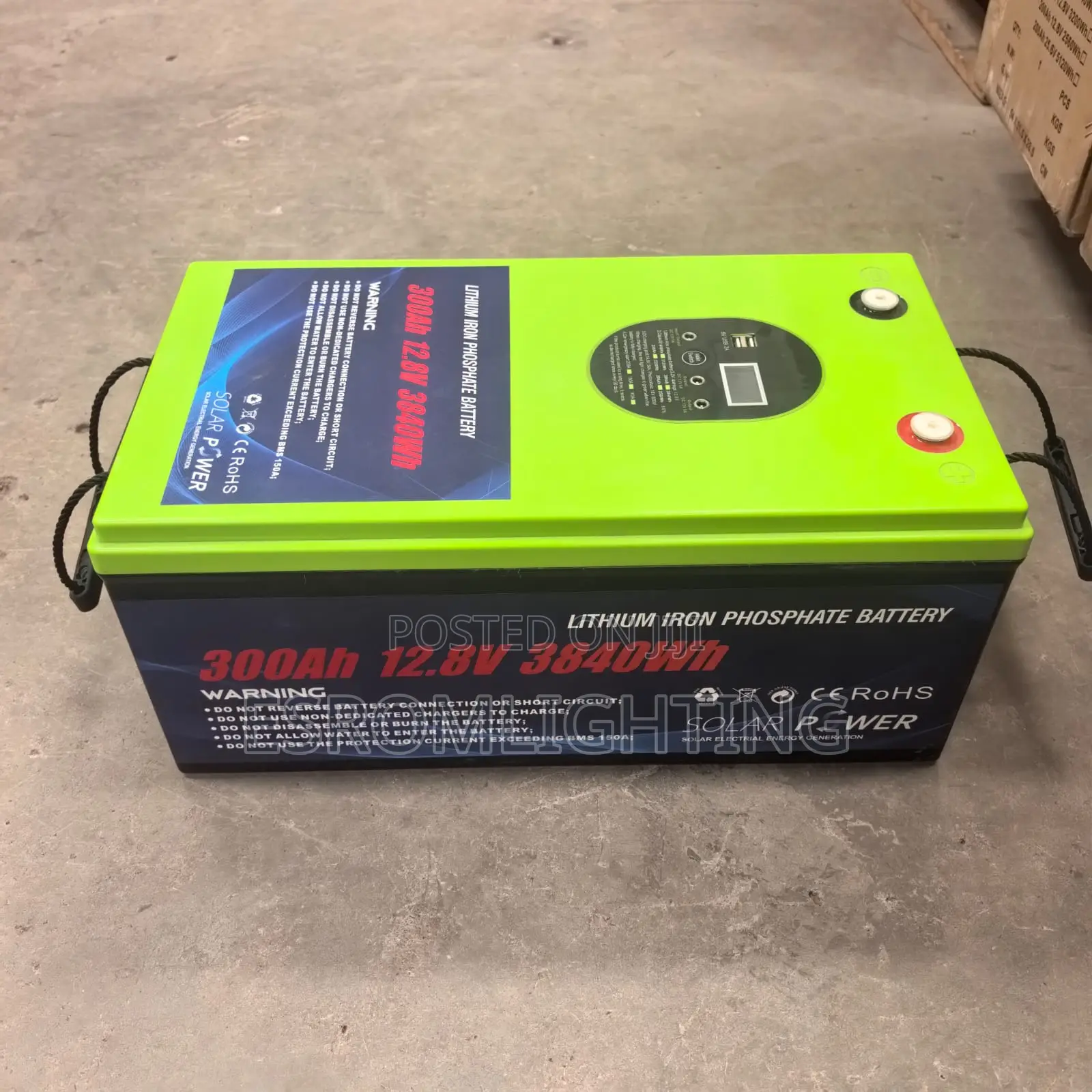 LiFePO4 Lithium Battery 300Ah 12.8V
