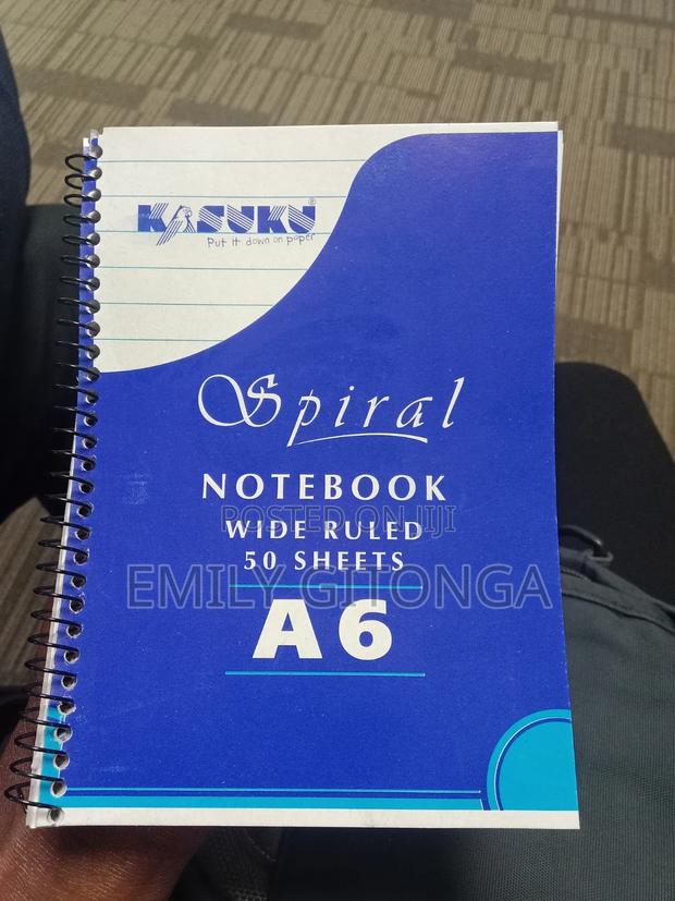 A6 Spiral Notebook - 50 Sheets - main view